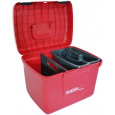 Stablekit Grooming Box (Scarlet & Black)