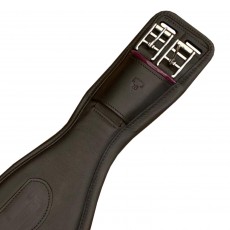 Albion Revelation Special Dressage Girth (Black/Burgundy Trim)