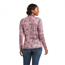 Ariat Women's Sunstopper 2.0 1/4 Zip (Ash Rose Toile)