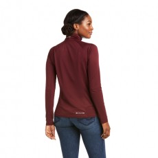 Ariat Women's Sunstopper 2.0 1/4 Zip (Windsor Wine)