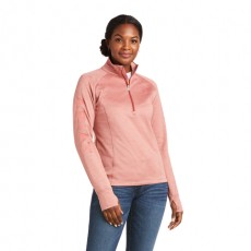 Ariat Women's Tek Team 1/2 Zip Sweatshirt (Ash Rose)