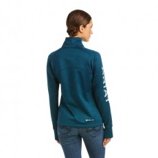 Ariat Women's Tek Team 1/2 Zip Sweatshirt (Eurasian Teal)