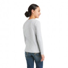 Ariat Youth My Unicorn Long Sleeve T-Shirt (Heather Grey)