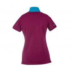 Dublin Ladies Lily Cap Sleeve Polo (Deep Crimson Red)