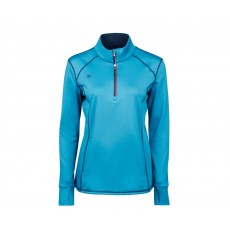 Dublin Ladies Rada Softshell 1/4 Zip Midlayer (Arctic Blue)