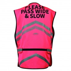 Weatherbeeta Adults Reflective Waistcoat (Pink)