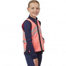 Weatherbeeta Childs Reflective Waistcoat (Pink)