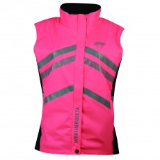 Weatherbeeta Childs Reflective Lightweight Waterproof Vest (Pink)