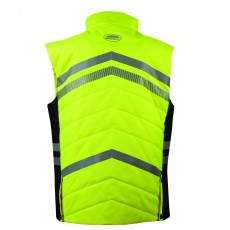 Weatherbeeta Adults Reflective Quilted Gilet (Yellow)