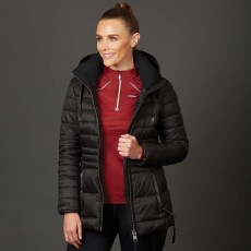 Weatherbeeta Ladies Harper Quilted Coat (Black)