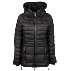 Weatherbeeta Ladies Harper Quilted Coat (Black)