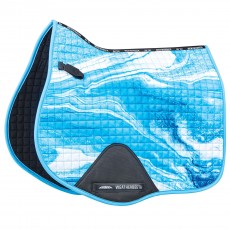 Weatherbeeta Prime Marble All Purpose Saddle Pad (Blue Swirl Marble Print)