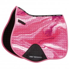 Weatherbeeta Prime Marble All Purpose Saddle Pad (Pink Swirl Marble Print)