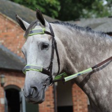 Weatherbeeta Reflective Bridle Kit 4 Piece (Yellow)