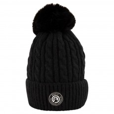 ANKY Pompom Beanie Hat (Black)