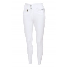 Pikeur Ladies Candela McCrown Suede Full Seat Breeches (White)