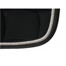 Eskadron Performance Contrast Dressage Saddlepad (Black/White/Gold)