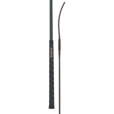 Fleck Dressage Whip (Black)