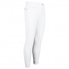 Euro-Star Mens Camillo Full Grip Breeches (White)