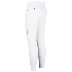 Euro-Star Mens Camillo Full Grip Breeches (White)