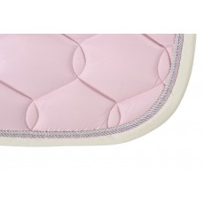 Eskadron Performance Glossy Wave Contrast Dressage Saddlepad (Powder Rose)