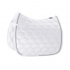 Eskadron Performance Glossy Wave Contrast Dressage Saddlepad (White)