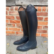 Petrie Riva Tall Riding Boot (Blue/Stardust Top)