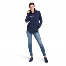 Ariat Women's 3D Logo 2.0 Hoodie (Navy)