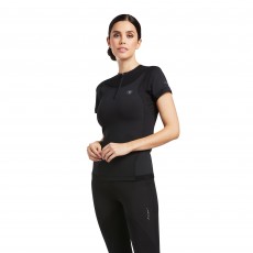 Ariat Women's Ascent Crew Short Sleeve Baselayer (Black)