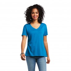 Ariat Women's Element Short Sleeve T-Shirt (Saxony Blue)