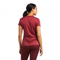 Ariat Women's Laguna Short Sleeve Baselayer (Zinfandel)