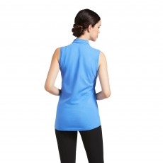 Ariat Women's Prix 2.0 Sleeveless Polo (Reykjavik Blue)