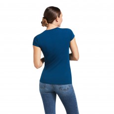 Ariat Women's Since 1993 Short Sleeve T-Shirt (Blue Opal)