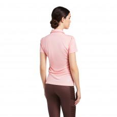 Ariat Women's Talent Short Sleeve Polo (Peach Blossom)