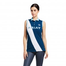 Ariat Women's Taryn Sleeveless Polo (Blue Opal)