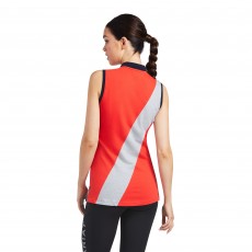 Ariat Women's Taryn Sleeveless Polo (Poppy Red)