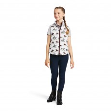 Ariat Youth Bella Reversible Vest (Good Show/Zinfandel)