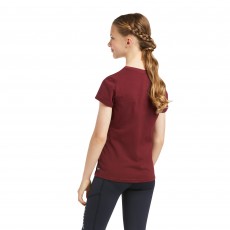 Ariat Youth My Love Short Sleeve T-Shirt (Zinfandel)