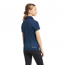 Ariat Youth's Laguna Short Sleeve Polo (Navy)