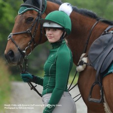 Woof Wear Ladies Performance Riding Shirt (British Racing Green)