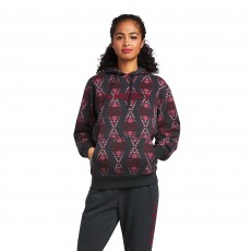 Ariat Women's Real Diamondback Sweatshirt (Charcoal Print)