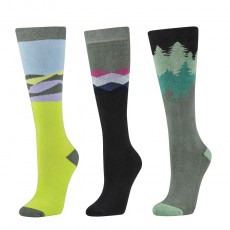 Dublin Adults 3 Pack Socks (Basil Green Morning)