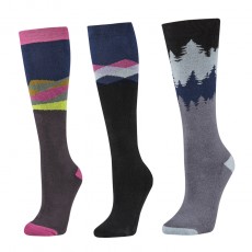 Dublin Adults 3 Pack Socks (Blueberry Navy Night)