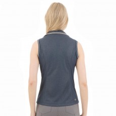 ANKY Ladies Sleeveless Polo Shirt (Dark Navy)