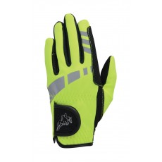 Hy5 Childs Extreme Reflective Softshell Gloves (Reflective Yellow)