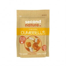 Second Nature Dog Treat Chicken Dumbbells