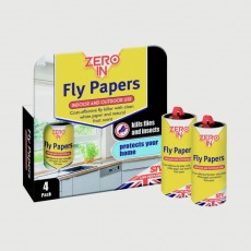 Zero In Fly Papers (4pk)