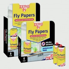 Zero In Fly Papers (8pk)