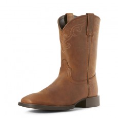 Ariat (B Grade Sample) Women's Roper Wide Square Toe (Distressed Brown)