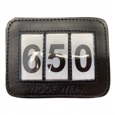 Woof Wear 3 Digit Bridle Number Holder (Black)
